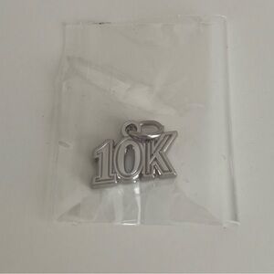 New Silver - Toned 10K Pendant Charm